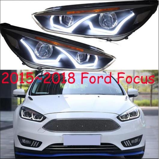 ビデオ 2ピース ヘッド ランプ 適用: フォーカス ヘッドライト 2012-2014/2015-2018 DRL デイタイムランニングライト 2015-2017 フォード フォーカス ヘッドライトバルブなし AL-OO-0529 AL Car light|オートパーツエージェンシー