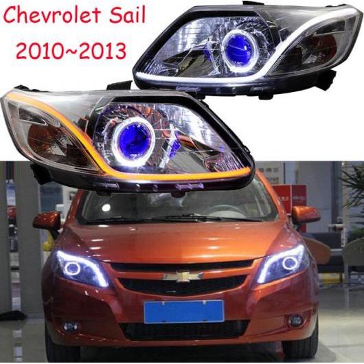バンパー ランプ 適用: シボレー/CHEVROLET セイル ヘッドライト 2010 2012 2013 DRL BI キセノン レンズ モデル1スタイル シボレー セイル シルバー インナー ハウス 左ハンドル AL-OO-0536 AL Car light