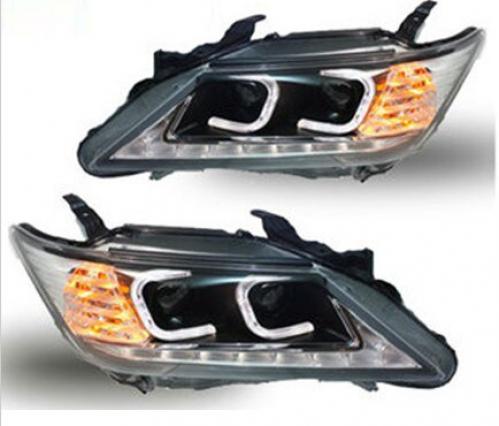 2ピース 適用: カムリ ヘッドライト 2012 2013 2014 テールライト DRL BI レッド テールライト・ブラック テールライト トヨタ カムリ 2012-2014 LED テールライト AL-OO-0362 AL Car light｜オートパーツエージェンシー