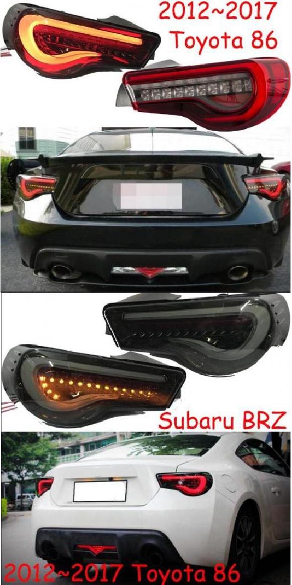 ビデオ ディスプレイ ヘッド ランプ 適用: トヨタ FT GT 86 FT86 GT86 ヘッドライト 2012-2019 レッド 86 テールライト・ブラック 86 テールライト トヨタ 86 2012-2019 AL-OO-0481 AL Car light