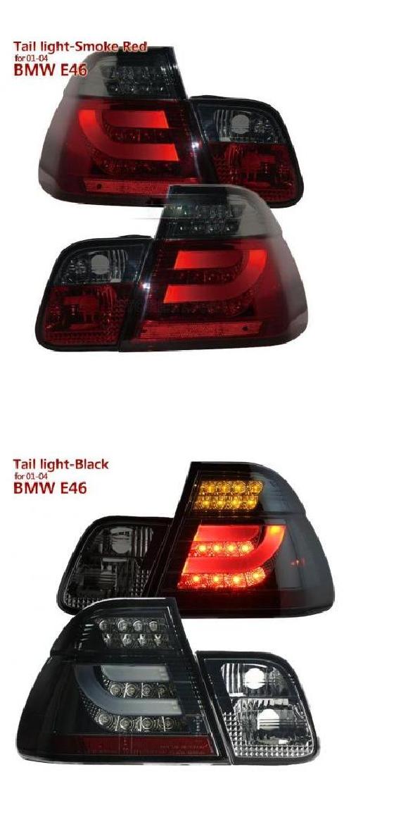 1セット 適用: BMW E46 テールライト 2001 2012 2013 2014 320i 328i LED テール レッド・スモーク レッド BMW E46 2001-2004 E46 320i 328i AL-OO-0512 AL Car light｜オートパーツエージェンシー