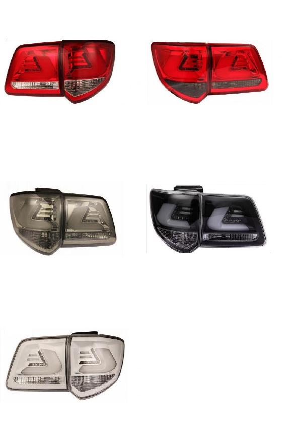 1セット 適用: フォーチュナ テールライト 2012 2013 2014 LED テール ランプ+ウインカー+ブレーキ+リバース ライト レッド～ホワイト トヨタ フォーチュナ 2012-2014 AL-OO-0514 AL Car light