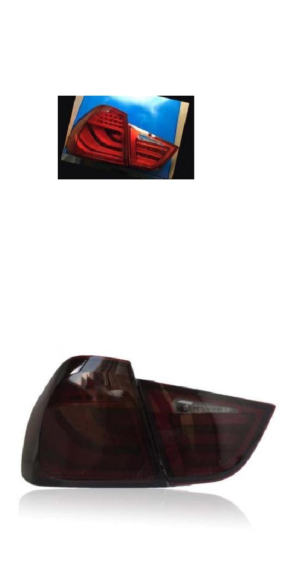 1セット 適用: BMW E90 テールライト 2009 2010 2011 2012 318i 320i 325i LED テール レッド・スモーク レッド E90 4ピース 2009-2012 E90 318i 320i 325i AL-OO-0555 AL Car light