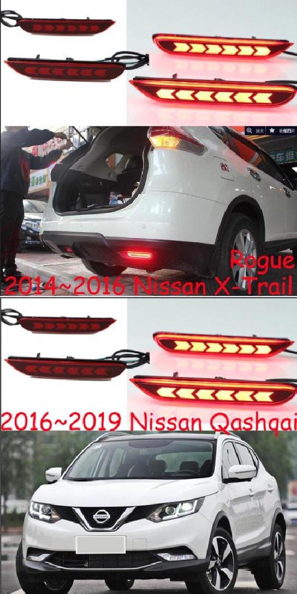 2ピース 適用: 日産 X-トレイル テールライト ローグ キャシュカイ LED エクストレイル X-TRAIL リア ライト・キャシュカイ リア ライト 日産 X-TRAIL ローグ 2014-2016 AL-OO-0571 AL Car light