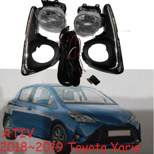 バンパー ランプ ヘッドライト 適用: トヨタ ヤリス ヴィッツ フォグライト ATIV オン/オフ 2018 2019 デイライト L フォグ タイプ001 トヨタ ヤリス ヴィッツ 2018-2019 AL-OO-0646 AL Car light