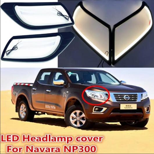 1セット LED デイタイム ランニング ライト 適用: 日産 ナバラ NP300 2014-2016 フロント フォグランプ DRL バンパー ホワイト 日産 ナバラ 2014-2016 AL-OO-0650 AL Car light|オートパーツエージェンシー