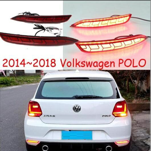 バンパー テールライト 適用: ポロ リア ライト ブレーキ LED 2014-2018 テールランプ Aスタイル VW ポロ 2014-2018 2機能 AL-OO-0716 AL Car light