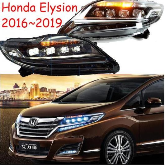 1ピース 2016-2019 バンパー ヘッド ライト 適用: ホンダ エリシオン ヘッドライト LED ランプ ヘッドランプ 1セット 2ピース ホンダ エリシオン 1ピース 2016-2019 AL-OO-0738 AL Car light