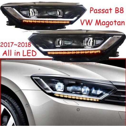2017-2019 バンパー ヘッド ライト 適用: マゴタン パサート B8 ヘッドライト クルーザー オール LED フォグ ヘッドランプ タイプ001 VW パサート マゴタン B8 2017-2019 HID LED AL-OO-0753 AL Car light
