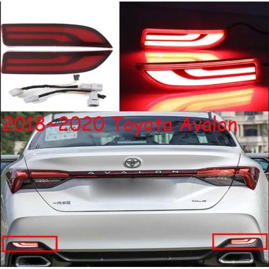 2ピース バンパー テールライト 適用: アヴァロン リア ライト ブレーキ 2018-2020 LED テールランプ タイプ001 トヨタ アヴァロン 2018-2020 1ピース AL-OO-0788 AL Car light