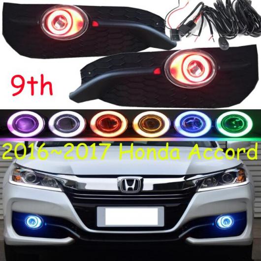 2016-2017 バンパー ヘッドライト 適用: TH9ACCORD フォグ プロジェクター レンズ ライト アルティマ CCFL ヘッドランプ タイプ001 ホンダ アコード 9th 2016-2017 ハロゲン フォグ AL-OO-0797 AL Car light