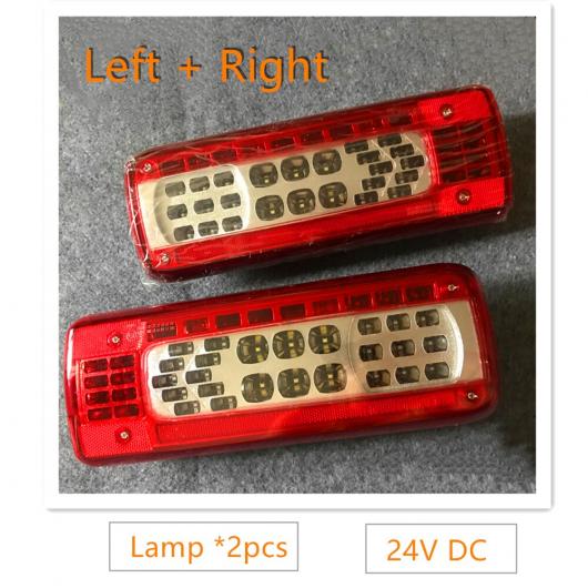 2ピース 24V トラック LED リア テールライト テール ライト 適用: ボルボ/VOLVO FH4 FH02 FM420/460 トラック トレーラー トラクター 鉄 OX テール ランプ ランプ 2ピース 24V AL-OO-0867 AL Car light