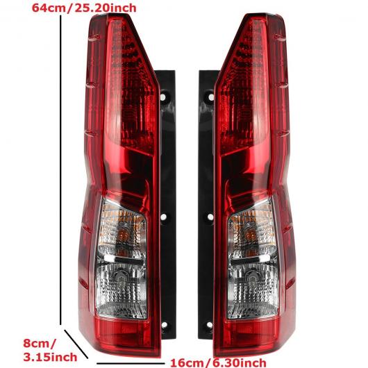 リア 左 右 LED テール ブレーキ ストップ ライト ランプ 適用: トヨタ ハイエース バス 2019 2020 2021 レッド クリア 装飾 左 右 AL-OO-0875 AL Car light｜オートパーツエージェンシー