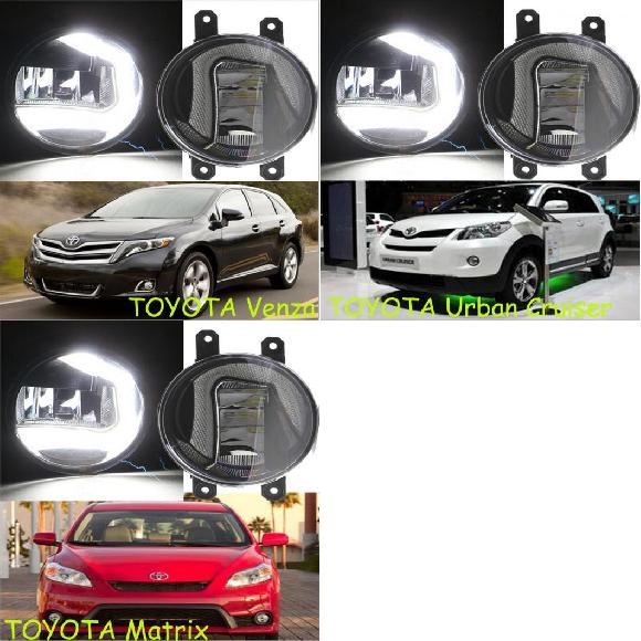 バンパー ランプ ヘッドライト ヴェンザ デイタイム ライト レボ オン/オフ LED DRL デイランプ ヴェンザ～マトリックス トヨタ LED フォグランプ スイッチオンオフ AL-OO-0613 AL Car light