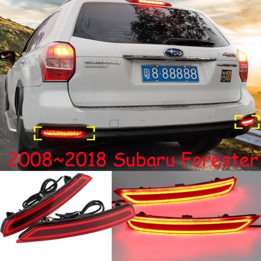 ALバンパーテールライト適用:スバルフォレスターリアライトブレーキ2008-2018LEDテールランプモデル1スタイルスバルフォレスター2008-2018AL-OO-0693