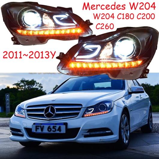 2011-2013 バンパー ヘッド ライト 適用: メルセデス ベンツ W204 ヘッドライト C180 タイプ001 メルセデス ベンツ W204 2011-2013 C200～メルセデス ベンツ W204 2011-2013 C180 AL-OO-0752 AL Car light