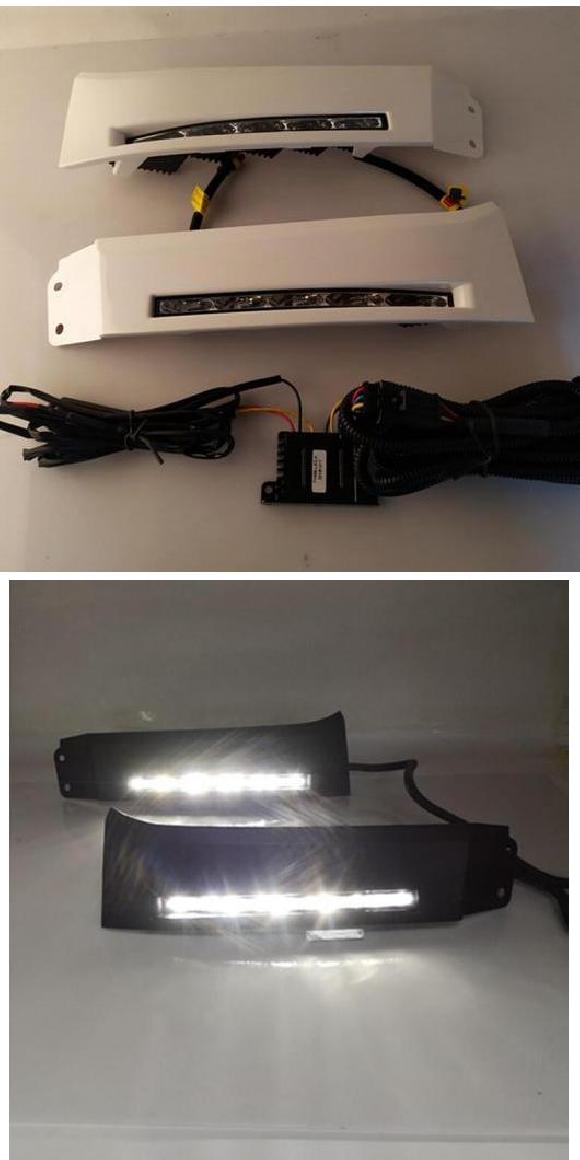 調光 スタイル リレー ハイ パワー 12V LED デイタイム ランニング ライト DRL フォグランプ 適用: トヨタ タンドラ 2007~2013 セコイア 2008~ A スタイル・B スタイル AL-OO-0817 AL Car light