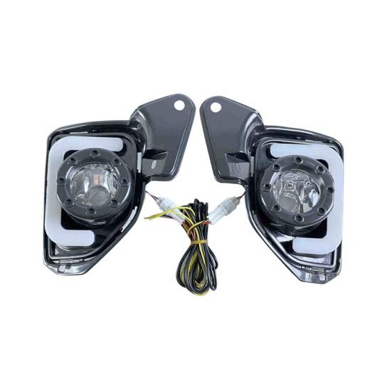 2ピース LED 12V ABS フォグランプ DRL デイタイムランニングライト 適用: トヨタ ハイエース 2014-2016 ウインカー AL-OO-0895 AL Car light