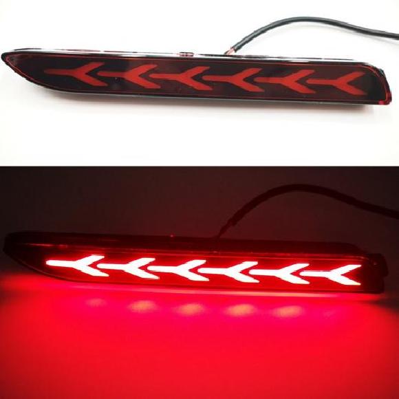 LED リア バンパー リフレクター テール ブレーキ ライト 適用: トヨタ RAV4 カムリ レイツ/マークX ウィッシュ シエナ モデル D 2ファンクション・3ファンクション AL-OO-0922 AL Car light