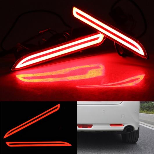 ペア LED リア バンパー リフレクター ライト レッド ドライビング ブレーキ フォグ テール ランプ 適用: トヨタ カムリ レイツ/マークX シエナ ヴェンザ ハリアー AL-OO-0938 AL Car light|オートパーツエージェンシー