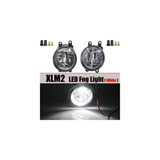 4000lm フォグライト LED デビル アイ DRL H11 12V スタイリング 適用: トヨタ RAV4 ハイランダー カローラ カムリ ヴェンザ タンドラ タコマ ヤリス ヴィッツ プリウス XLM2 LED ホワイト AL-OO-0936 AL Car light