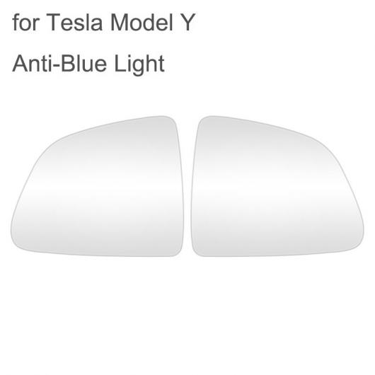 バックミラー ミラー レンズ リバース ミラー 適用: テスラ/TESLA モデル Y/S/X/3 ワイド-アングル ラージ ビジョン レンズ ヒート リバース アンチブルーライト ホワイトレンズ モデルY AL-OO-1402 AL Exterior parts for cars