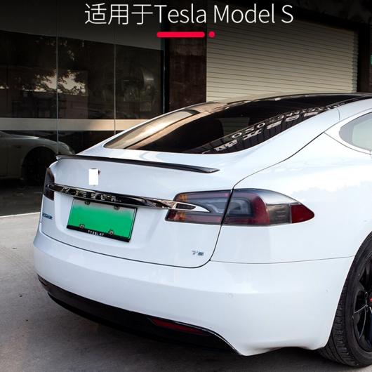 適用: テスラ/TESLA モデル S 4ドア セダン 2012 2013 2014 2015 2016 カーボンファイバー リア スポイラー テール トランク ウイング ブーツ モールディング AL-OO-1272 AL Exterior parts for cars｜オートパーツエージェンシー