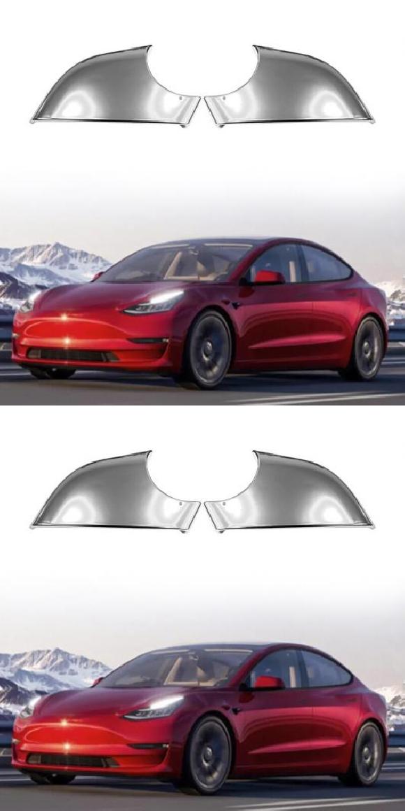 サイド クローム バックミラー ミラー ボトム ロワー ホルダー カバー 適用: テスラ/TESLA モデル 3 2017-2021 左・右 AL-OO-1338 AL Exterior parts for cars｜オートパーツエージェンシー