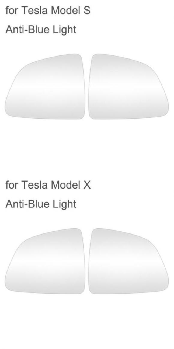 バックミラー ミラー レンズ リバース ミラー 適用: テスラ/TESLA モデル Y/S/X/3 ワイド-アングル ラージ ビジョン レンズ ホワイトレンズ モデルS・ホワイトレンズ モデルX AL-OO-1402 AL Exterior parts for cars