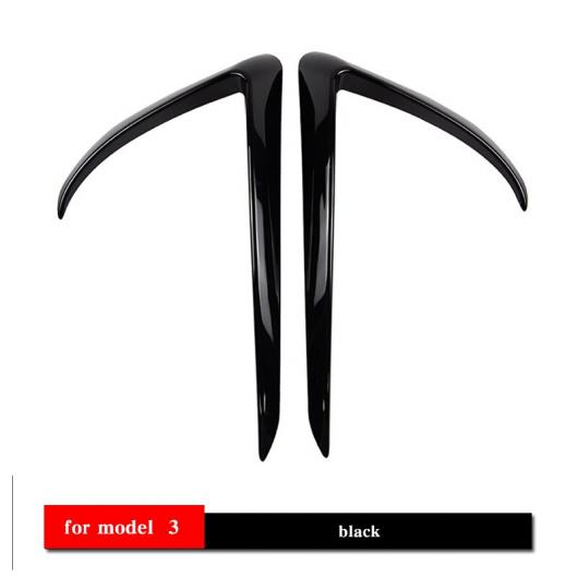 適用: テスラ/TESLA モデル 3 2022 アクセサリー カーボンファイバー ABS モデル3 フォグライト ボーダー ランプ モデル 3 2021 スポーツ キット スポイラー ステッカー ブラック AL-OO-1460 AL Exterior parts for cars 11,403円