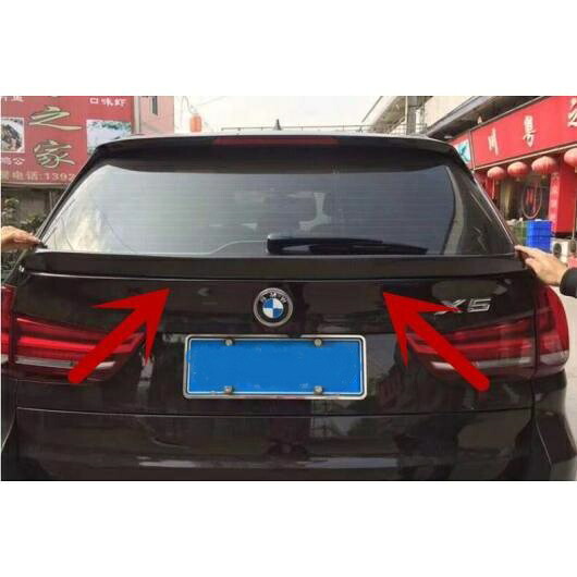 リアル カーボンファイバー リア リップ ウイング トランク テール ルーフ スポイラー 適用: BMW X5 F15 2014 2015 2016 2017 2018 1ピース スタイル B AL-OO-2848 AL Exterior parts for cars
