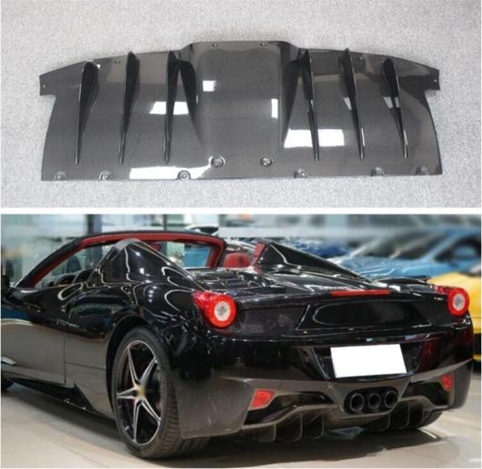 リアル カーボンファイバー リア バンパー トランク リップ スポイラー ディフューザー 適用: フェラーリ/FERRARI 458 2011 2012 2013 2014 AL-OO-2786 AL Exterior parts for cars