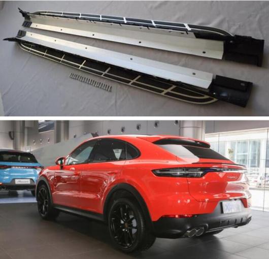 ペダル ランニング ボード サイド ステップ バー ドア 適用: ポルシェ/PORSCHE カイエン クーペ 2019 2020 2021 2022 AL-OO-2797 AL Exterior parts for cars|オートパーツエージェンシー