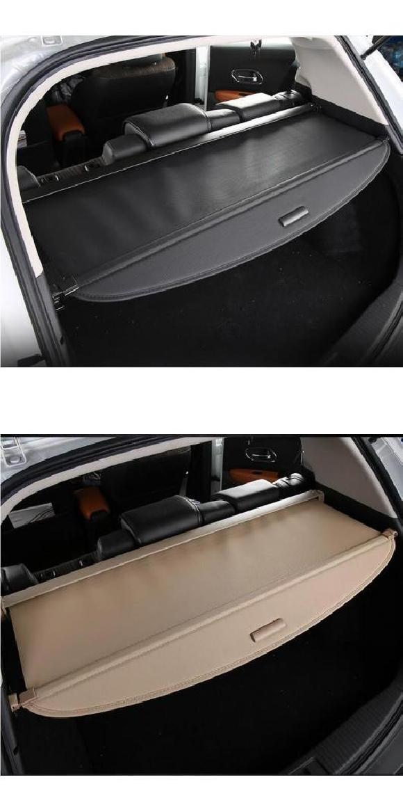 適用: ホンダ ベゼル/ヴェゼル HR-V HRV 2014 2015 2016 2017 2018 2019 2020 リア トランク セキュリティ スクリーン シールド カーゴ カバー ブラック・ベージュ AL-OO-2990 AL Interior parts for cars