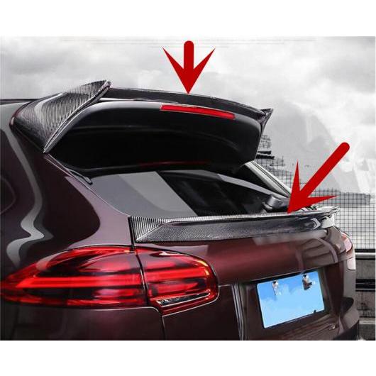 リアル カーボンファイバー リア ウイング トランク リップ ルーフ スポイラー 適用: ポルシェ/PORSCHE カイエン 958.2 2015 2016 2017 タイプC AL-OO-3285 AL Exterior parts for cars