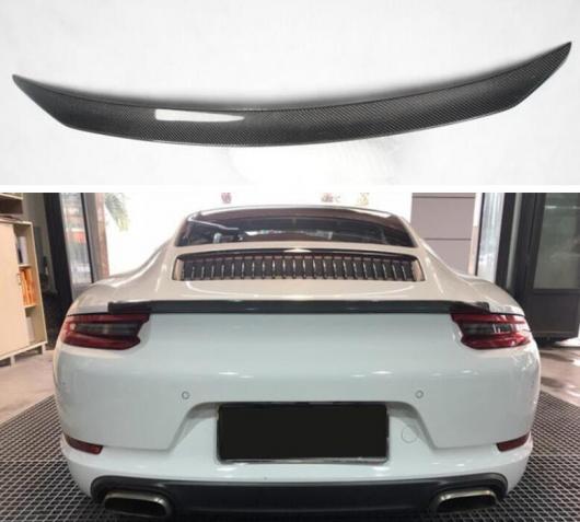リアル カーボンファイバー リア ウイング トランク リップ スポイラー 適用: フォード/FORD ポルシェ/PORSCHE 911 991 カレラ 2016 2017 2018 2019 2020 AL-OO-3305 AL Exterior parts cars