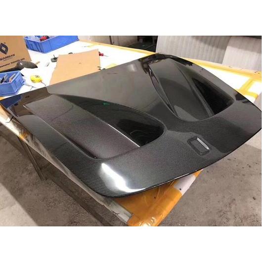 カーボンファイバー フロント バンパー エンジン フード ボンネット 吹き出し口 カバー 適用: フェラーリ/FERRARI F430 2005 2006 2007 2008 2009 カーボン AL-OO-3523 AL Exterior parts for cars