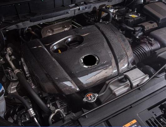 カーボンファイバー フード エンジン モーター カバー トリム ボディ キット キャップ 適用: MAZDA3/6 CX5 CX8 CX-5 CX-8 M3 M6 2017 2018 2019 2020 2021 AL-OO-3551 AL Car parts