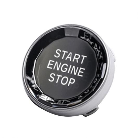 スタート ストップ エンジン スイッチ カバー クリスタル ボタン 適用: BMW-3シリーズ E90 E91 E92 E93 E60 E84 E83 E70 E70 E71 E72 G20 ブラック AL-OO-4077 AL Interior parts for cars