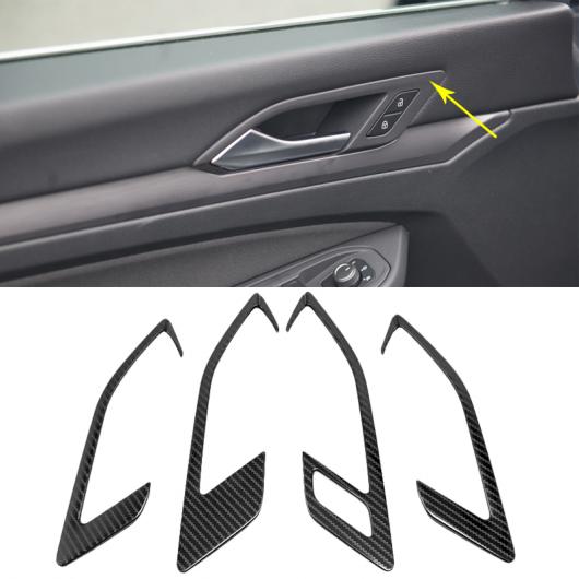 ALスチールカーボンファイバーインテリア適用:フォルクスワーゲン/VOLKSWAGENVWゴルフ8MK820202021左ハンドル用ドリンクホルダーカバー通気口ウインドウリフトスイッチタイプ002AL-OO-4589