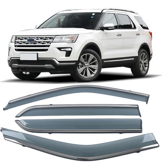 適用: フォード/FORD エクスプローラー 5 2013-2018 ウィンド バイザー デフレクタ ベント バイザー ドア サイド ウインドウ エア ガード デフレクタ スノー サン レイン AL-OO-4773 AL Car parts