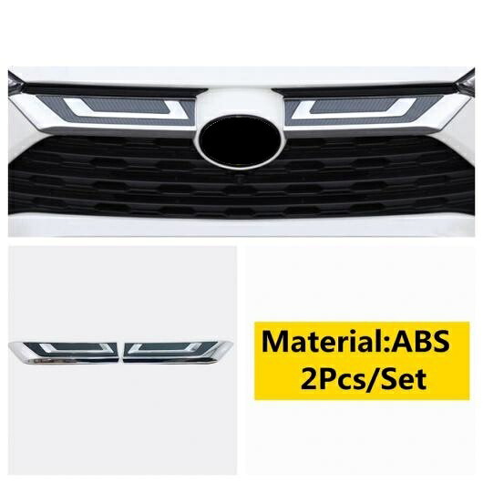 ABS クロム フロント センター ラジエーター グリル パネル カバー トリム 適用: トヨタ RAV4 RAV 4 XA50 2019 2020 2021 2022 アクセサリー タイプA AL-OO-4993 AL Exterior parts for cars