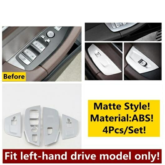 アクセサリー 適用: BMW X3 G01 2018-2022 X4 G02 2019-2021 リード ライト エア AC ウインドウ リフト ギア シフト カバー トリム ABS インテリア キット タイプB AL-OO-5042 AL Exterior parts for cars