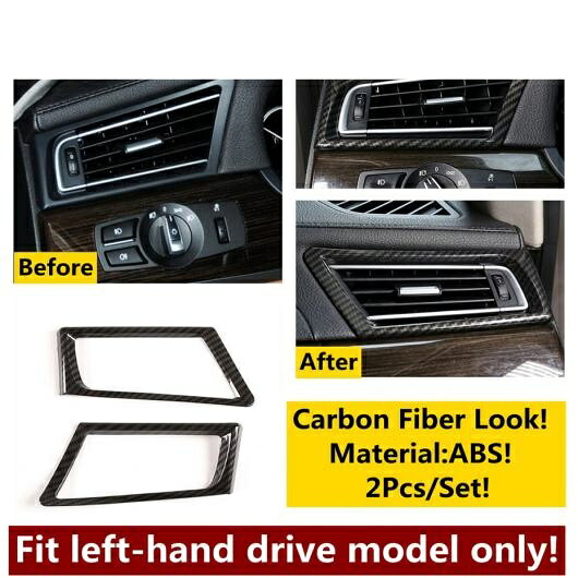 リード ライト ヘッド ランプ ホイール ギア ダッシュボード エア AC 吹き出し口 カバー キット トリム アクセサリー 適用: BMW 7シリーズ F01 F02 F03 F04 2009-2015 タイプI AL-OO-5219 AL Interior parts for cars