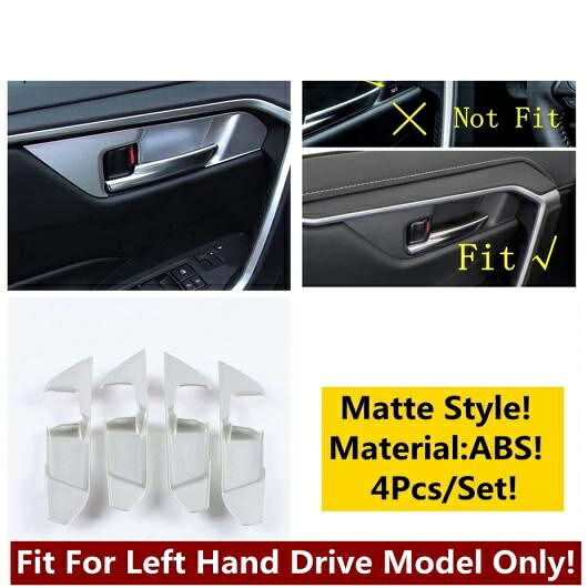インナー ドア ハンドル ボウル フレーム 装飾 カバー トリム 適用: トヨタ RAV4 RAV 4 XA50 2019 2020 2021 2022 ABS インテリア アクセサリー マット スタイル AL-OO-5422 AL Interior parts for cars|オートパーツエージェンシー