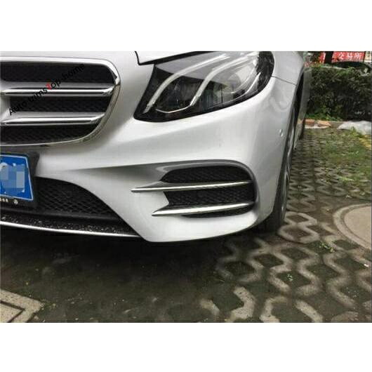 フロント フォグライト ランプ アイリッド ストリップ カバー トリム 適用: メルセデス ベンツ E クラス W213 スポーツ E260 E300 2016-2019 タイプC AL-OO-5492 AL Exterior parts for cars