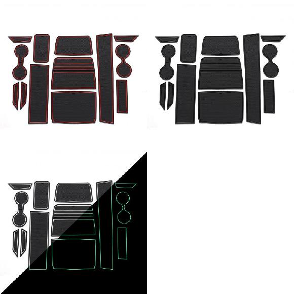 ゲート スロット マット 適用: フォード/FORD ブロンコ 2021 2022 2ドア 4ドア 滑り止め スロット アクセサリー ラバー NO21 ブロンコ 4 レッド~NO21 ブロンコ 4 ホワイト AL-OO-5721 AL Car parts|オートパーツエージェンシー