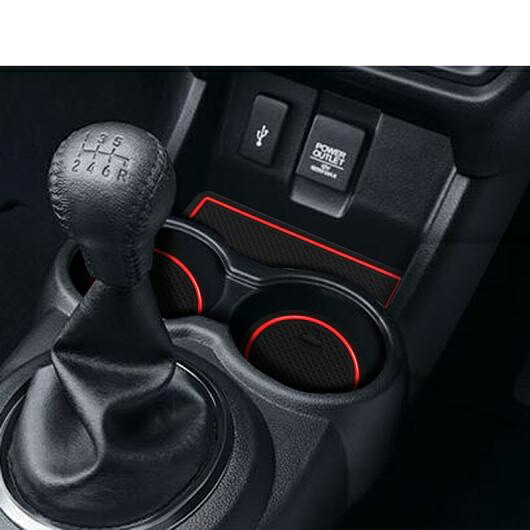 ゲート スロット パッド 適用: ホンダ モビリオ 2015-2017 アクセサリー 3D ラバー ドア パッド/カップ マット モビリオ レッド・モビリオ ホワイト 17ピース AL-OO-5770 AL Car parts