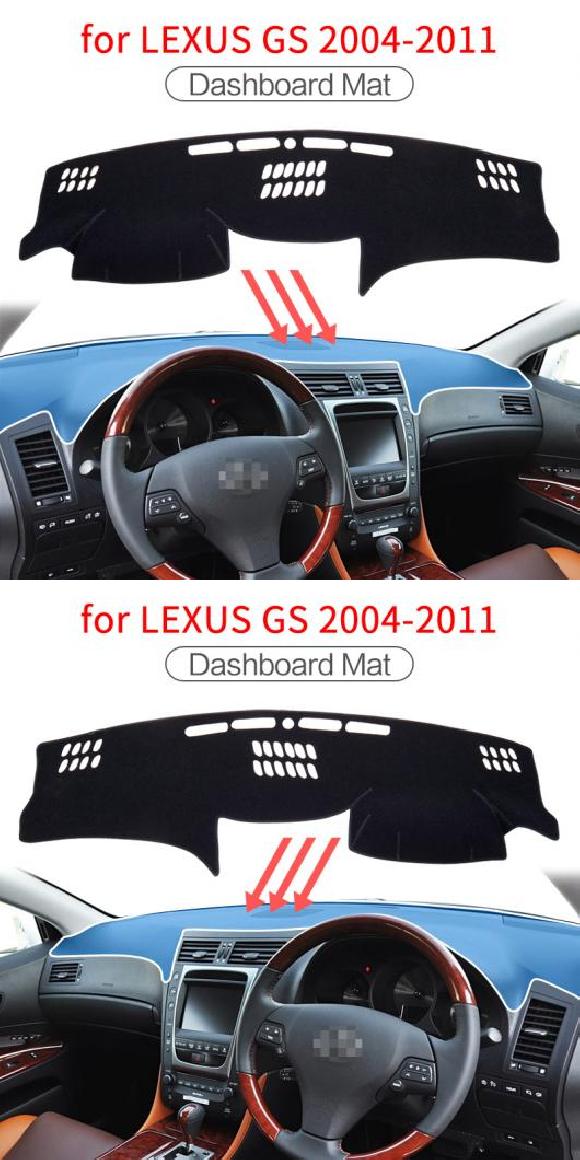 適用: レクサス GS GS300 GS430 GS450H GS350 GS460 2006-2011 300 430 滑り止め マット 左ハンドル用 04-11GS マット・右ハンドル用 04-11GS マット ポリエステル AL-OO-6097 AL Car parts