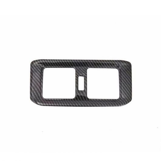 適用: トヨタ RAV4 RAV 4 2019 2020 2021 2022 XA50 ABS リア エアコン 吹き出し口 フレーム カバー トリム ステッカー アクセサリー カーボン調 AL-OO-6253 AL Interior parts for cars